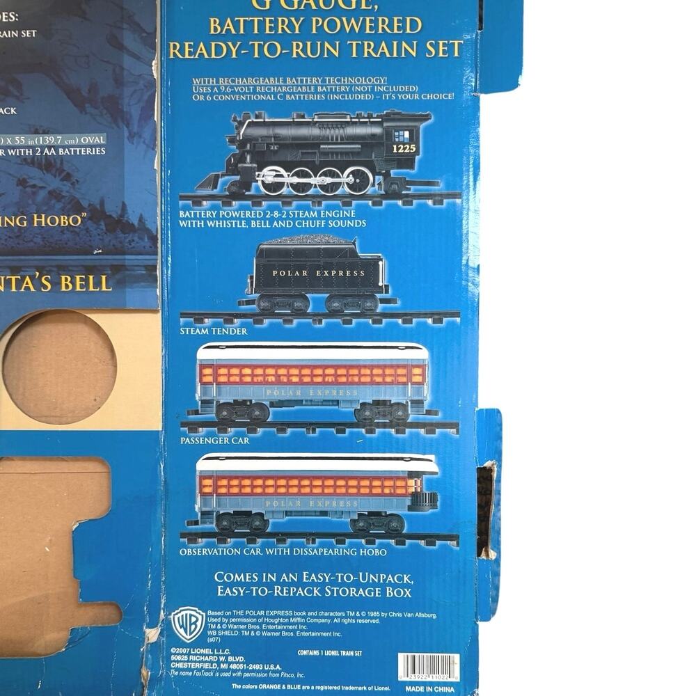 Lionel The Polar Express Train tracks (trains not included) G Gauge (lot of 16) - Picture 10 of 12
